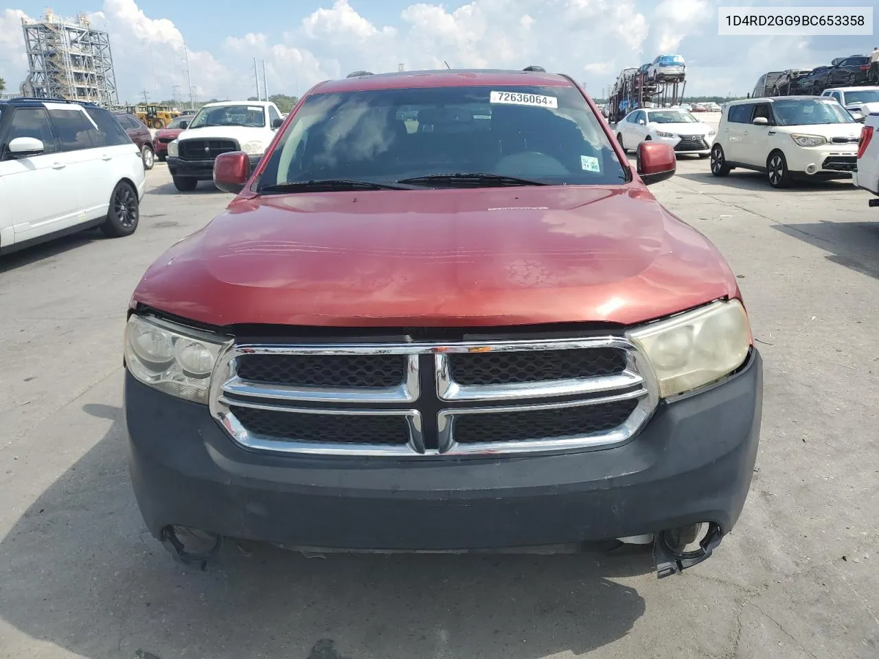 2011 Dodge Durango Express VIN: 1D4RD2GG9BC653358 Lot: 72636064