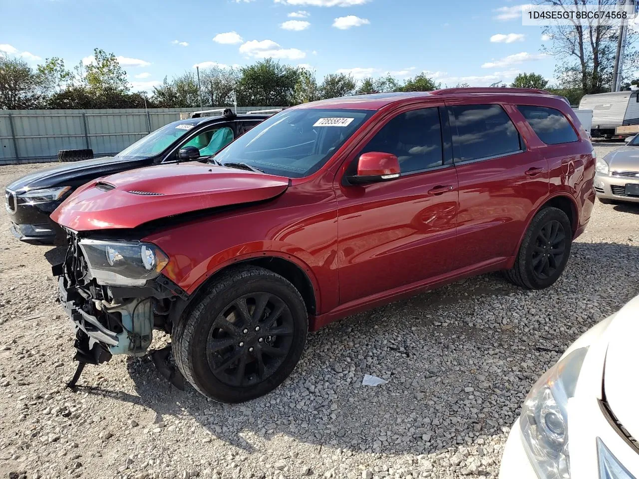 2011 Dodge Durango Citadel VIN: 1D4SE5GT8BC674568 Lot: 72855874