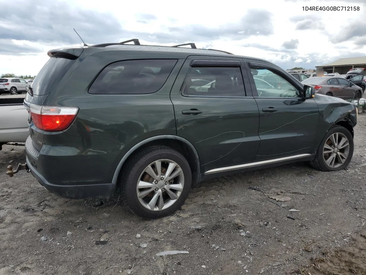 2011 Dodge Durango Crew VIN: 1D4RE4GG0BC712158 Lot: 73040444