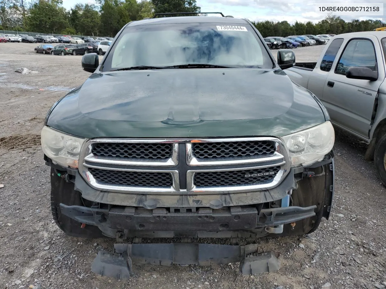 1D4RE4GG0BC712158 2011 Dodge Durango Crew