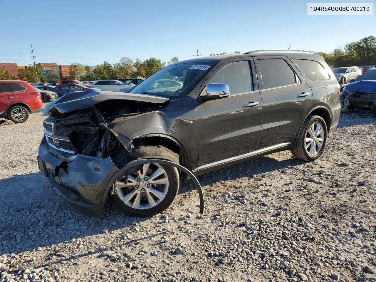 2011 Dodge Durango Crew VIN: 1D4RE4GG0BC700219 Lot: 73719114