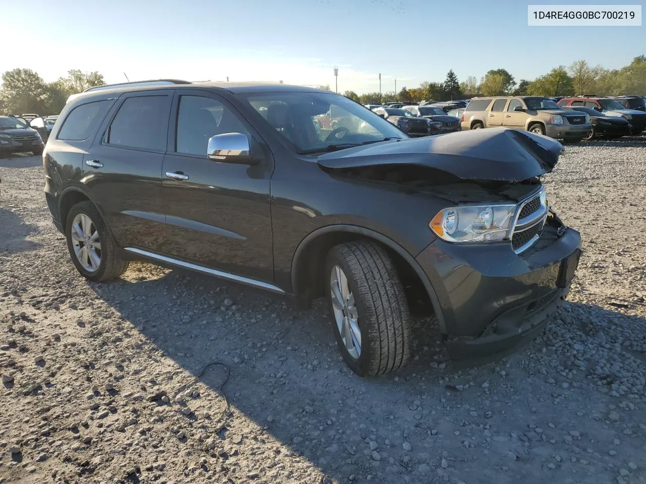 2011 Dodge Durango Crew VIN: 1D4RE4GG0BC700219 Lot: 73719114