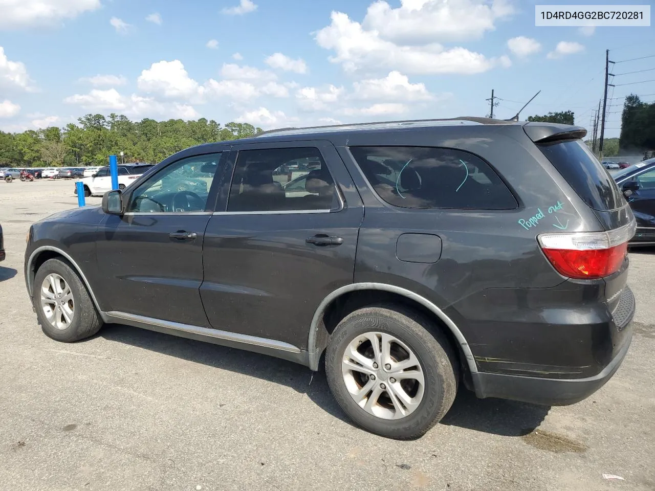 2011 Dodge Durango Crew VIN: 1D4RD4GG2BC720281 Lot: 74807284