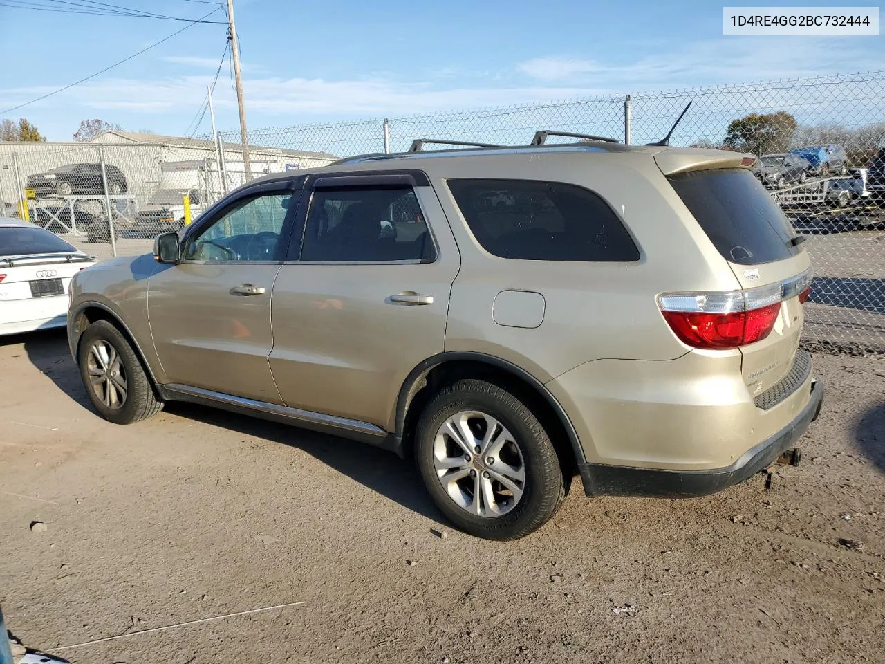 2011 Dodge Durango Crew VIN: 1D4RE4GG2BC732444 Lot: 75308514