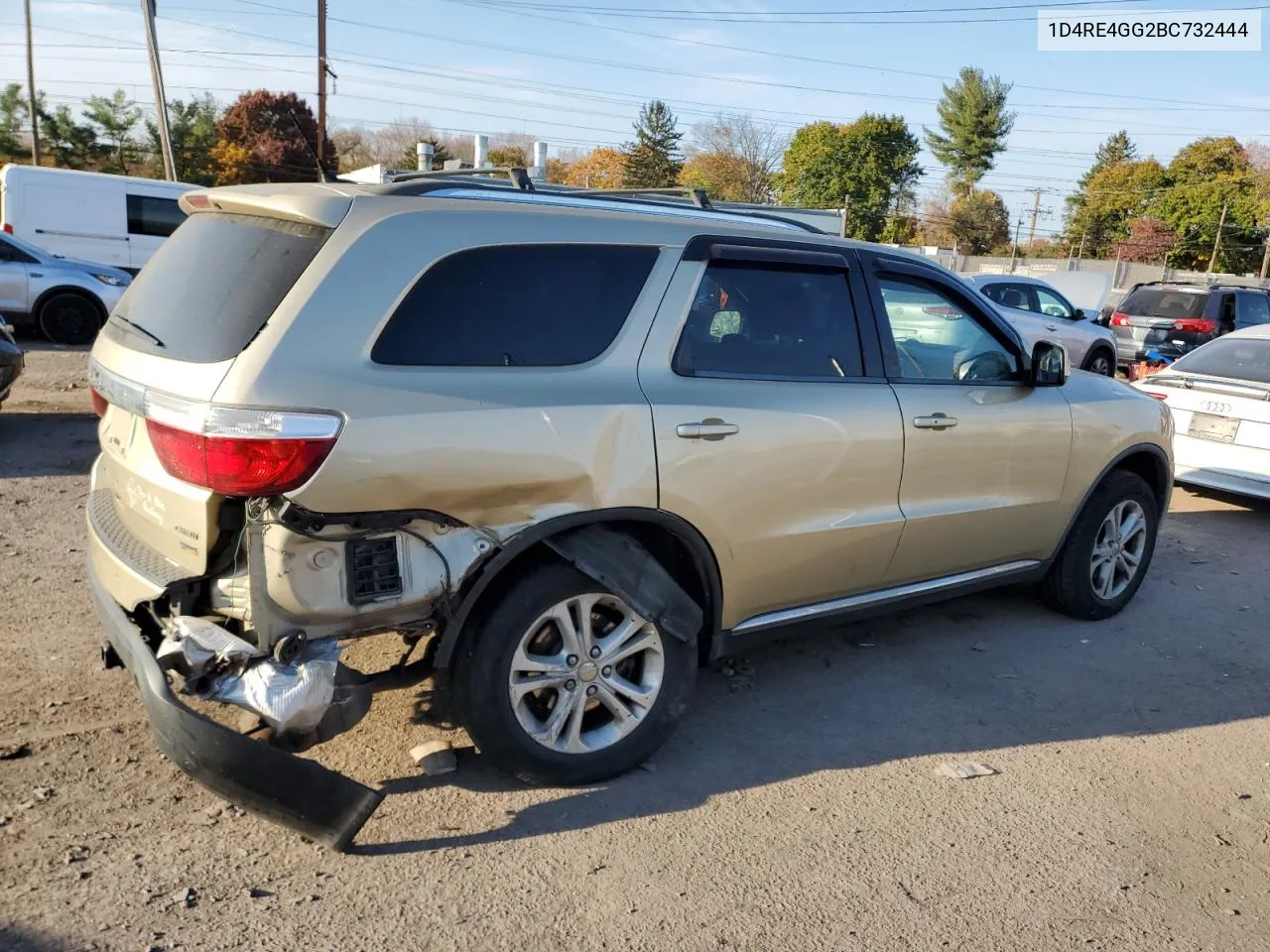 2011 Dodge Durango Crew VIN: 1D4RE4GG2BC732444 Lot: 75308514