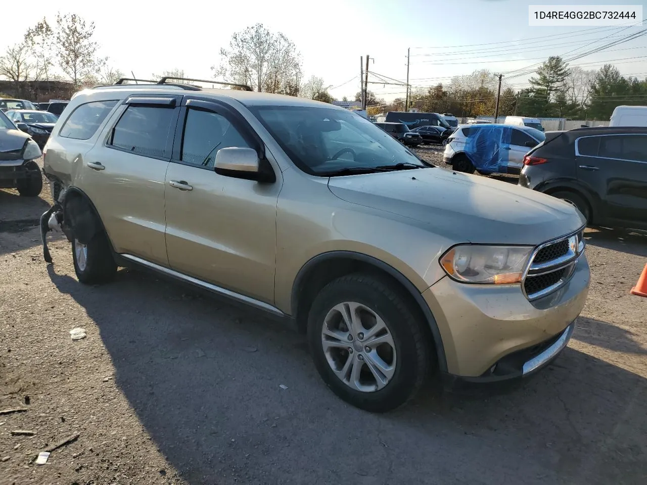 2011 Dodge Durango Crew VIN: 1D4RE4GG2BC732444 Lot: 75308514