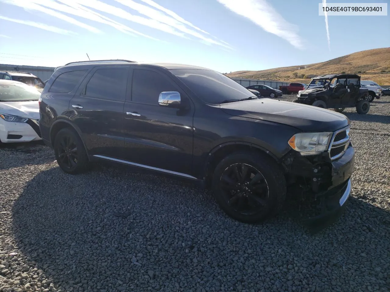 2011 Dodge Durango Crew VIN: 1D4SE4GT9BC693401 Lot: 75760704