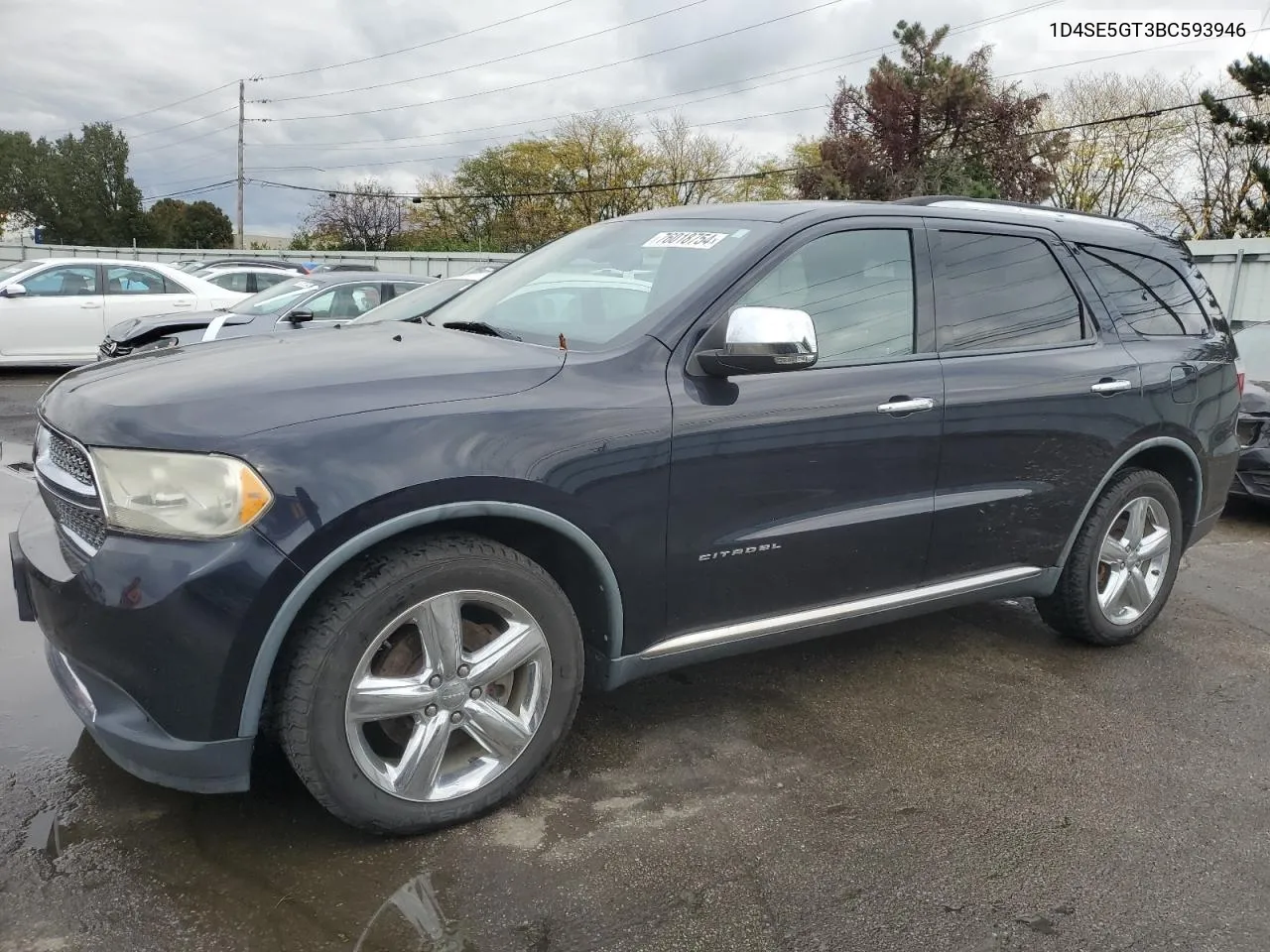 2011 Dodge Durango Citadel VIN: 1D4SE5GT3BC593946 Lot: 76018754