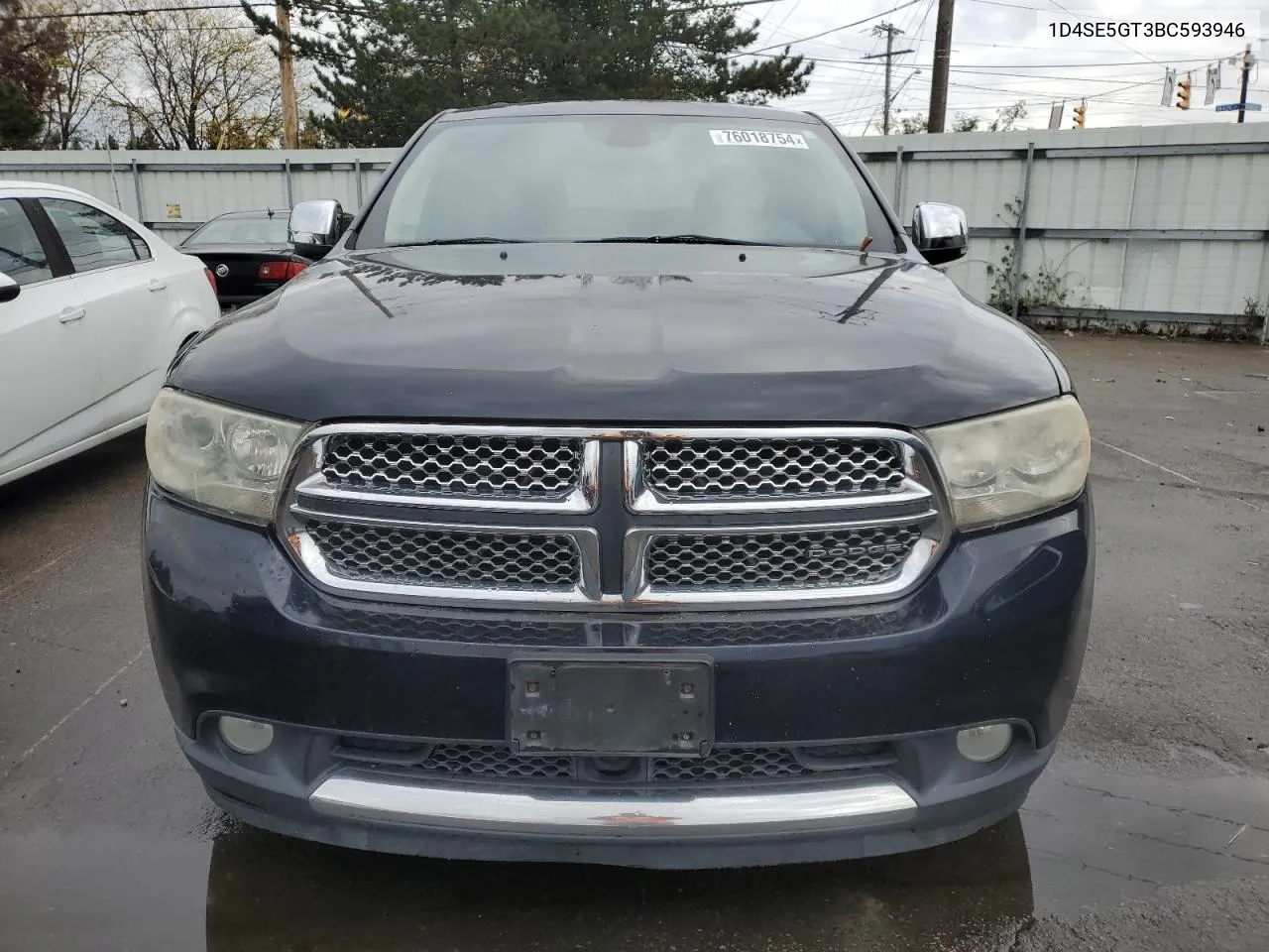 2011 Dodge Durango Citadel VIN: 1D4SE5GT3BC593946 Lot: 76018754