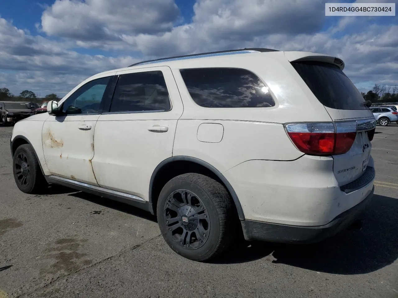 2011 Dodge Durango Crew VIN: 1D4RD4GG4BC730424 Lot: 76086334