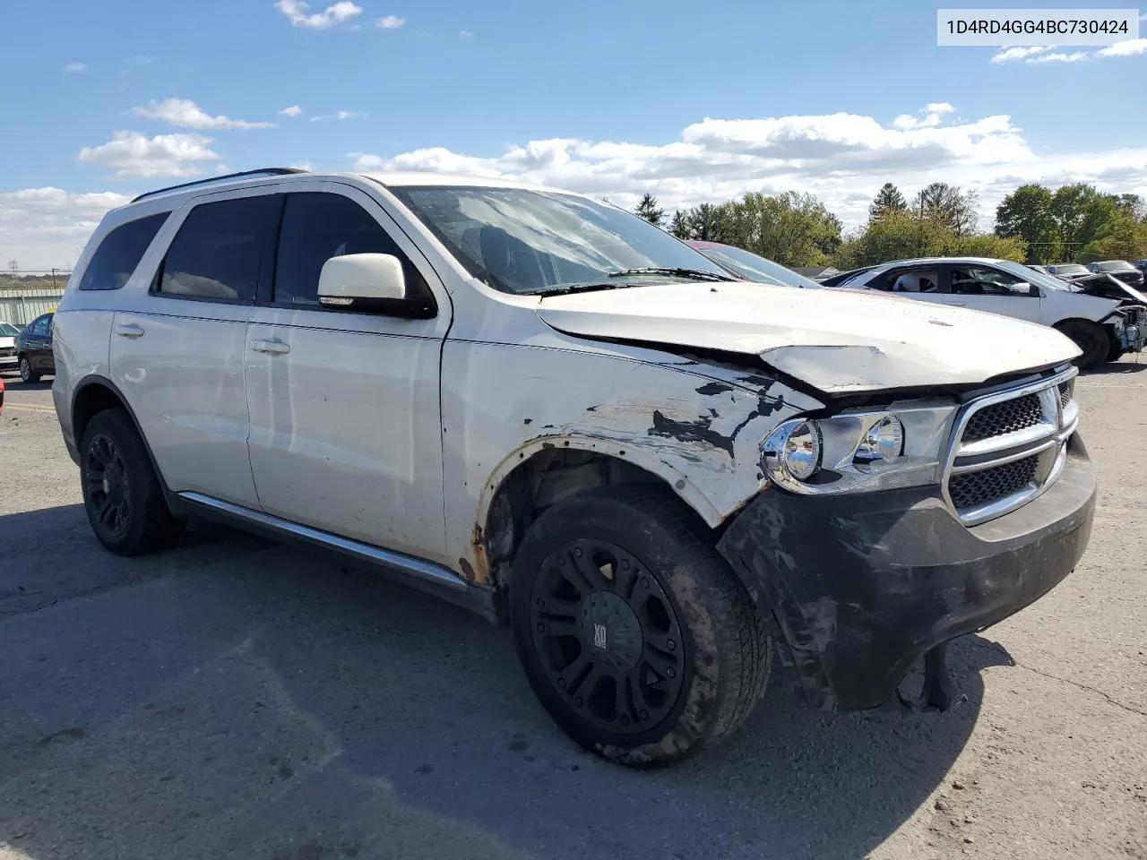 2011 Dodge Durango Crew VIN: 1D4RD4GG4BC730424 Lot: 76086334