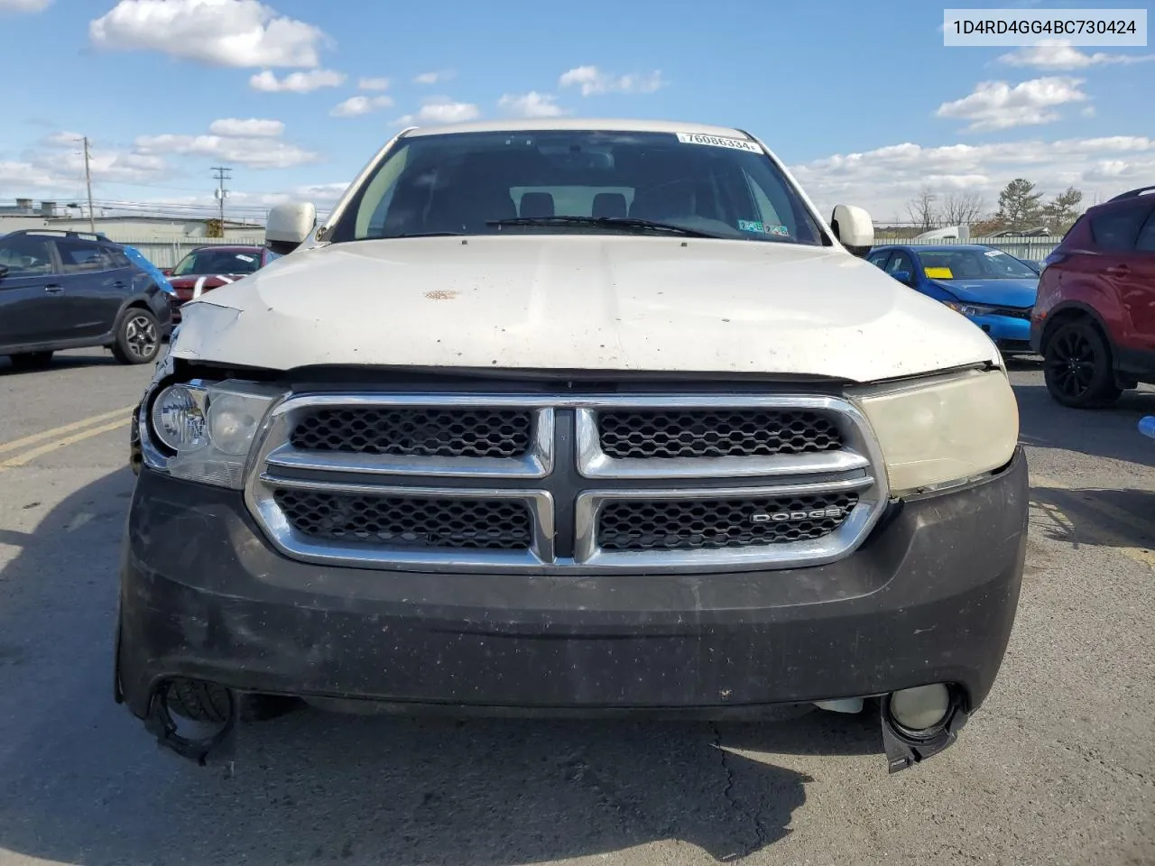 2011 Dodge Durango Crew VIN: 1D4RD4GG4BC730424 Lot: 76086334