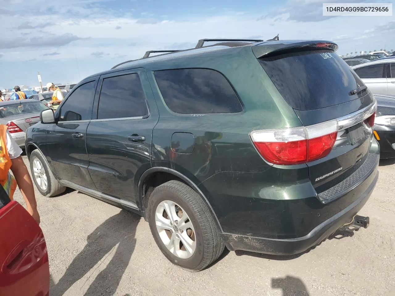 2011 Dodge Durango Crew VIN: 1D4RD4GG9BC729656 Lot: 76539414