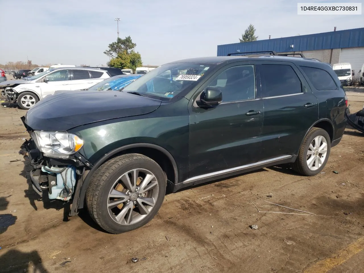 2011 Dodge Durango Crew VIN: 1D4RE4GGXBC730831 Lot: 76959324