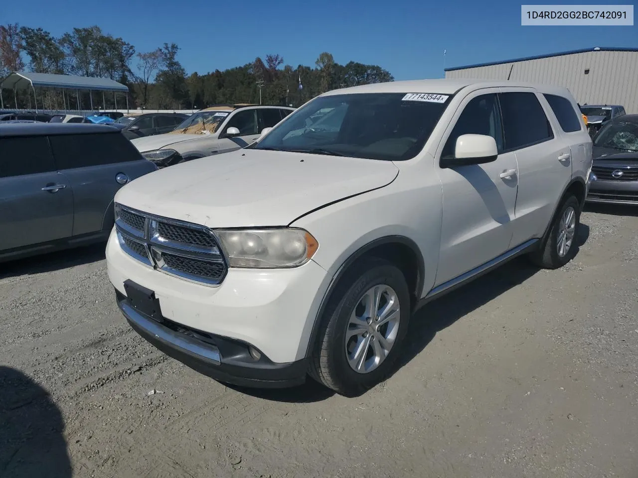 2011 Dodge Durango Express VIN: 1D4RD2GG2BC742091 Lot: 77143544