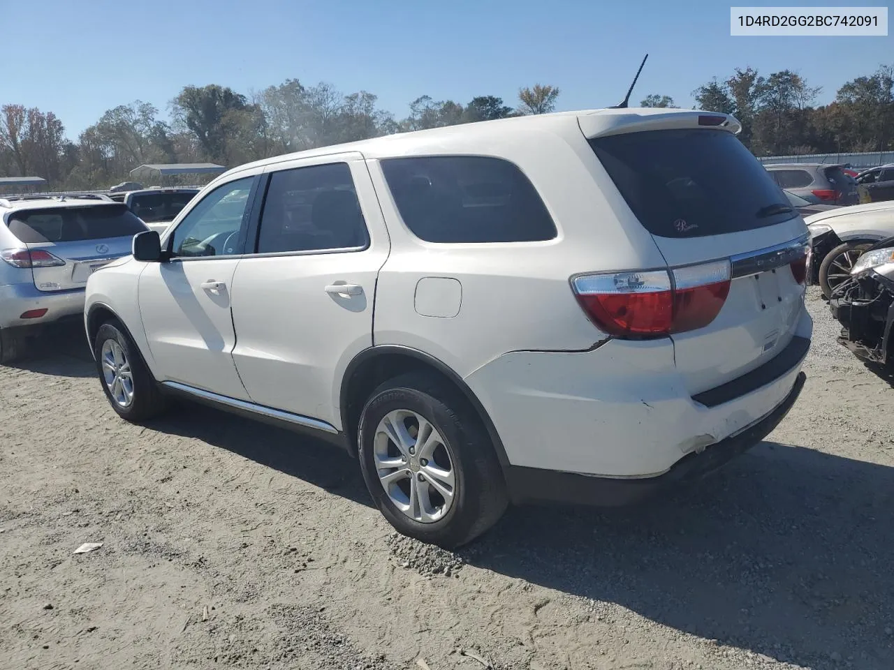 2011 Dodge Durango Express VIN: 1D4RD2GG2BC742091 Lot: 77143544