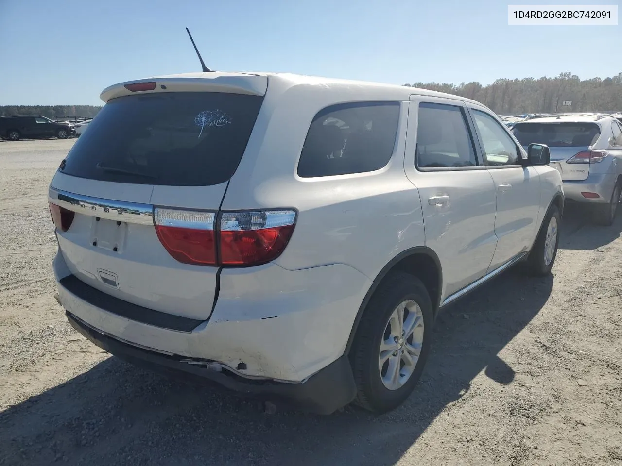 2011 Dodge Durango Express VIN: 1D4RD2GG2BC742091 Lot: 77143544