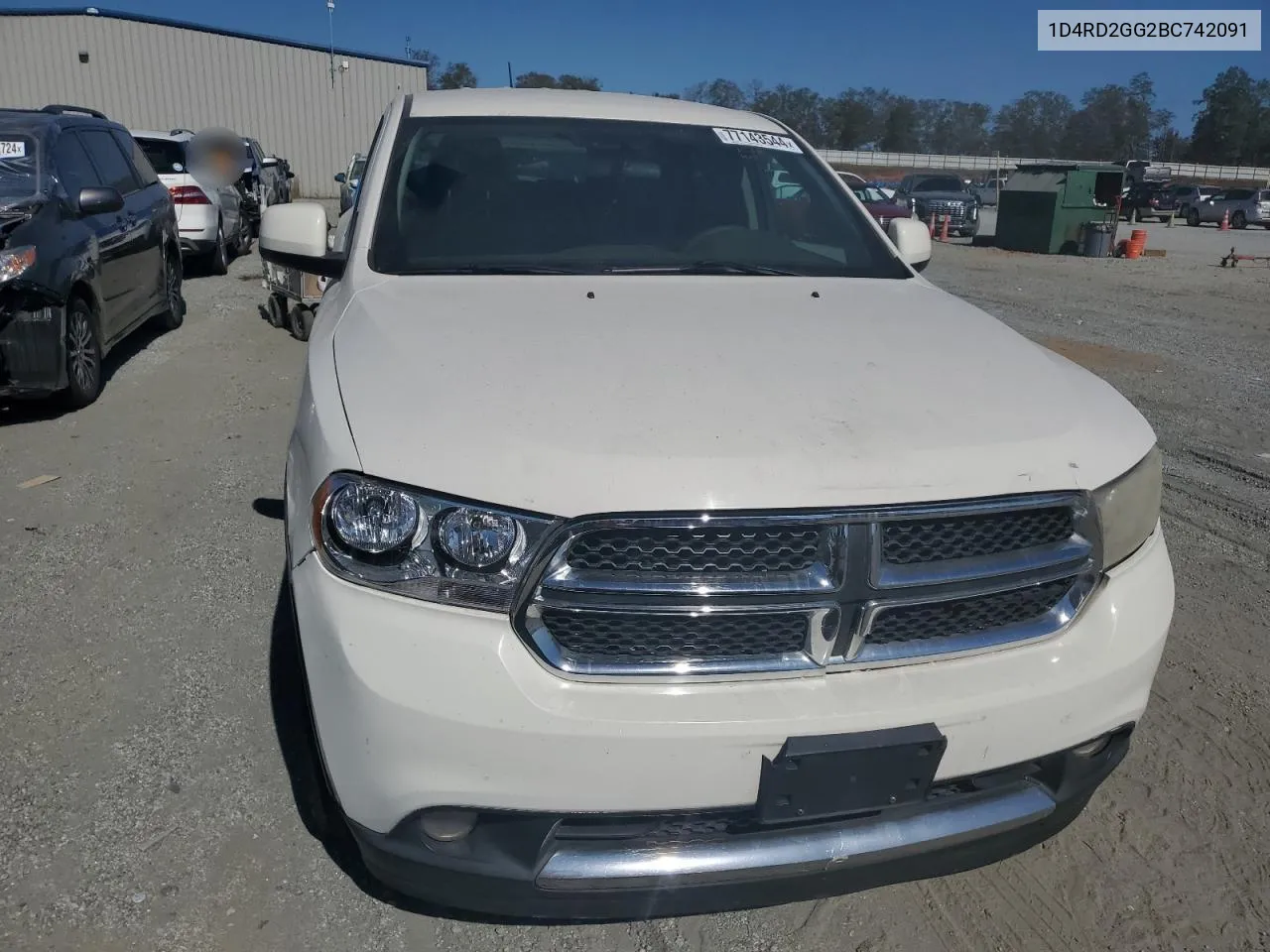 2011 Dodge Durango Express VIN: 1D4RD2GG2BC742091 Lot: 77143544