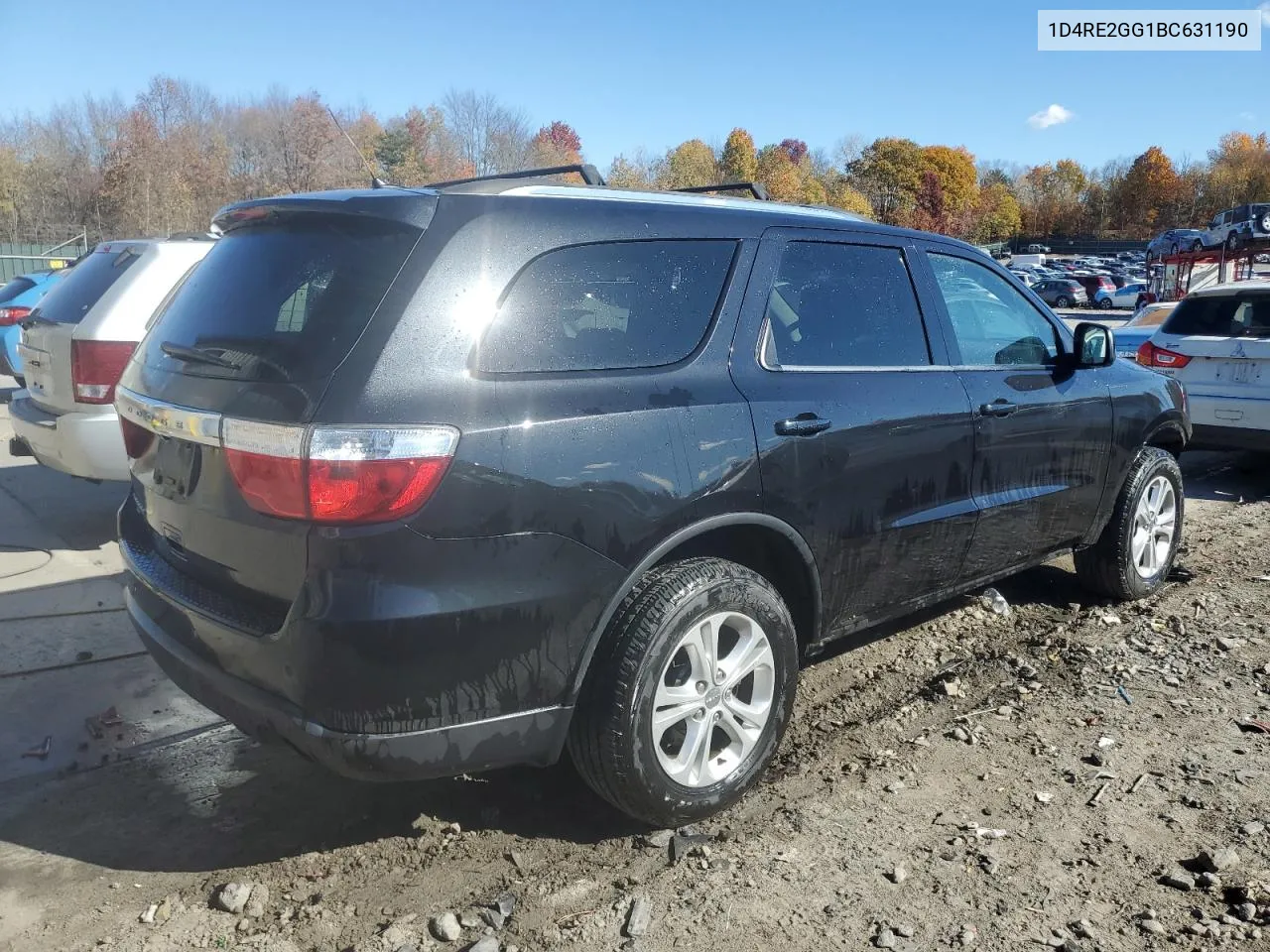 2011 Dodge Durango Express VIN: 1D4RE2GG1BC631190 Lot: 77342364