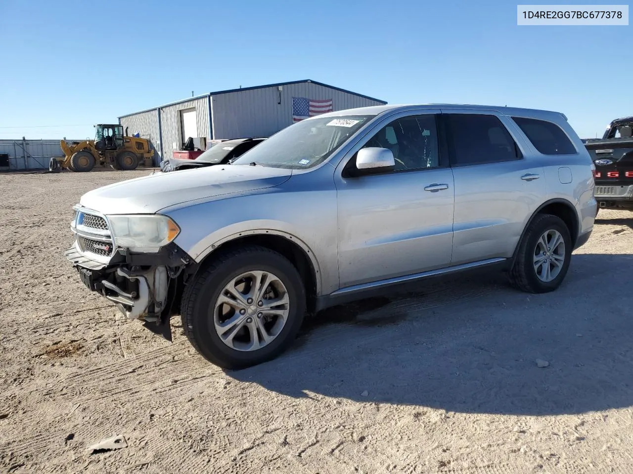 2011 Dodge Durango Express VIN: 1D4RE2GG7BC677378 Lot: 77570544