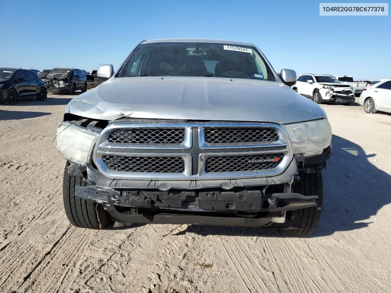 2011 Dodge Durango Express VIN: 1D4RE2GG7BC677378 Lot: 77570544