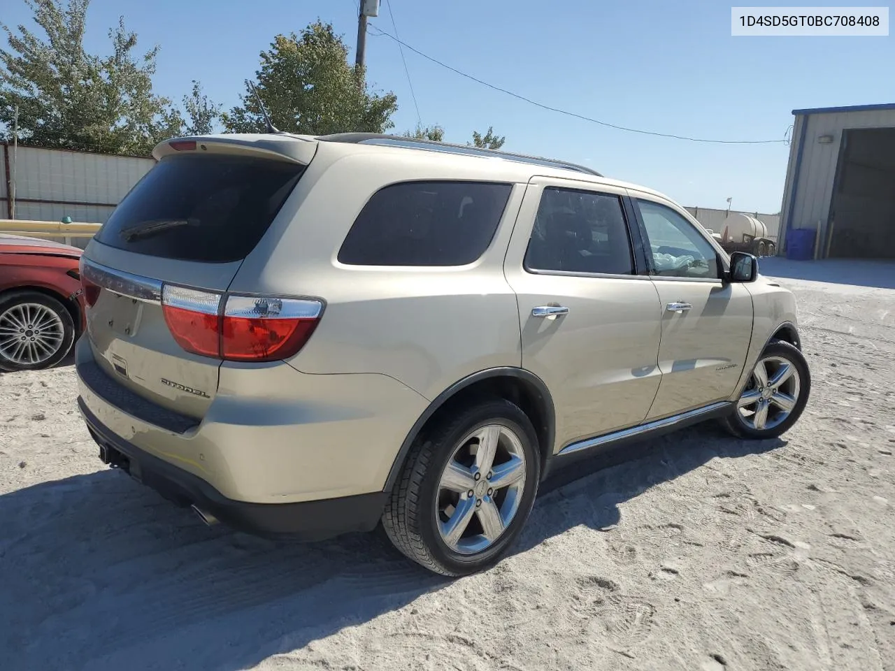 2011 Dodge Durango Citadel VIN: 1D4SD5GT0BC708408 Lot: 77782134