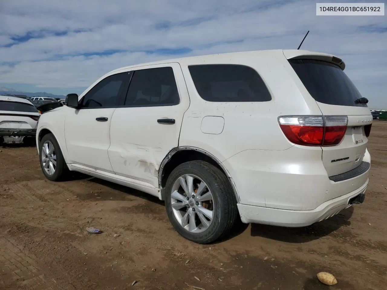 2011 Dodge Durango Crew VIN: 1D4RE4GG1BC651922 Lot: 78802094