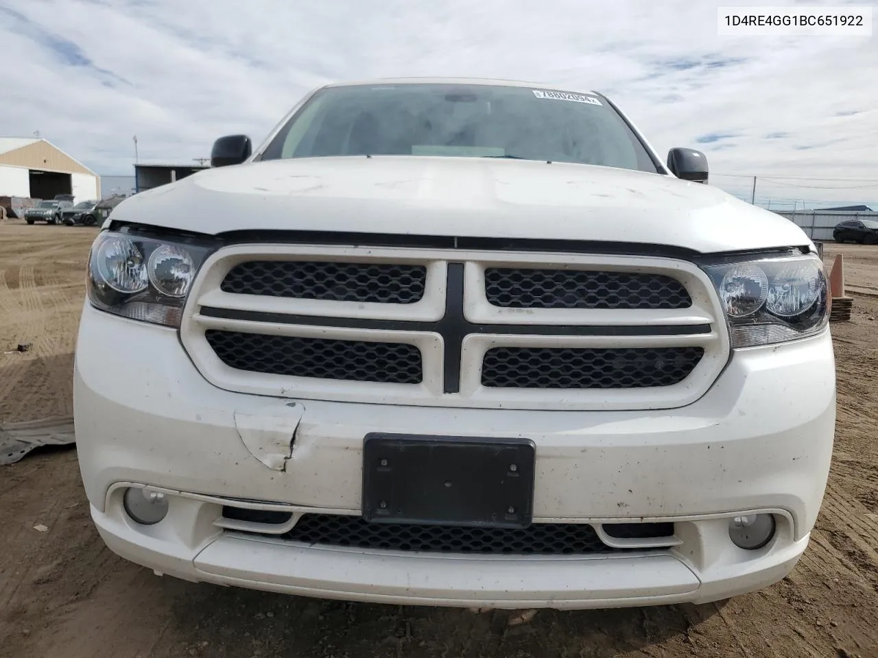 2011 Dodge Durango Crew VIN: 1D4RE4GG1BC651922 Lot: 78802094