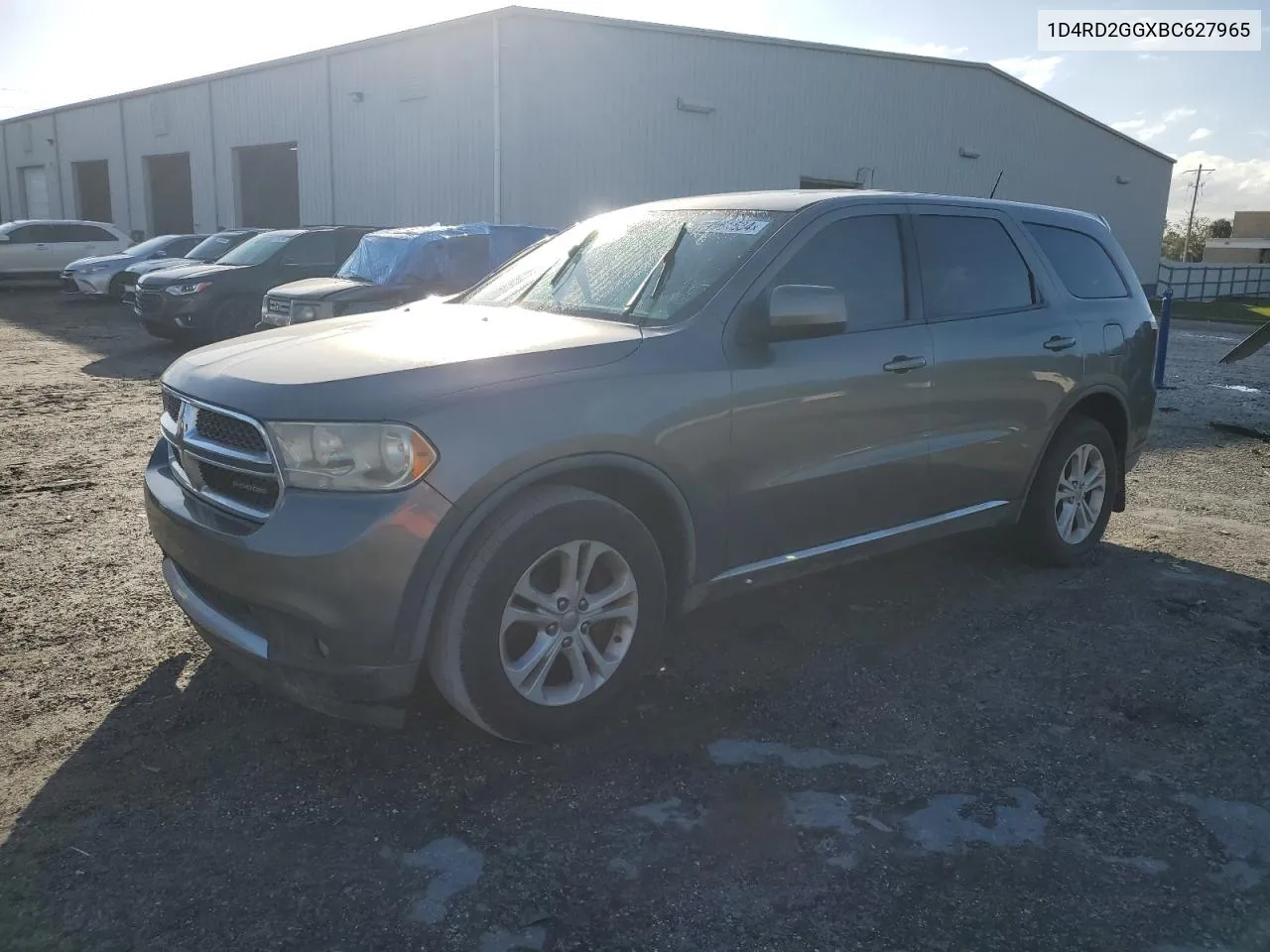 2011 Dodge Durango Express VIN: 1D4RD2GGXBC627965 Lot: 79061534