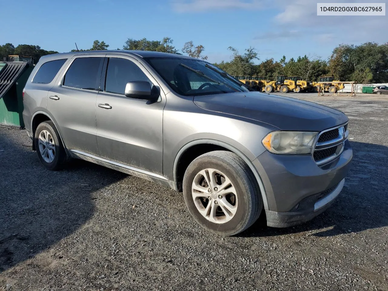 2011 Dodge Durango Express VIN: 1D4RD2GGXBC627965 Lot: 79061534