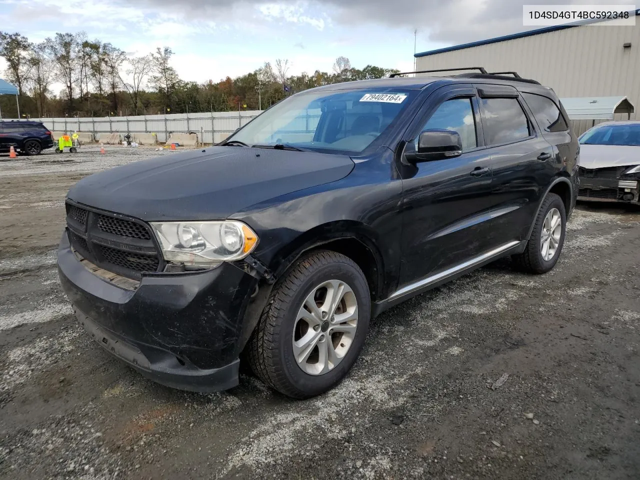 2011 Dodge Durango Crew VIN: 1D4SD4GT4BC592348 Lot: 79402164