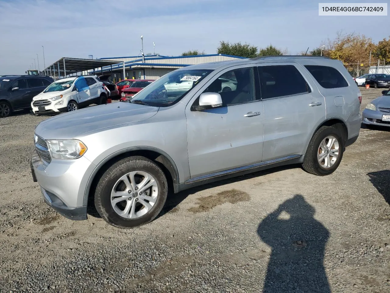 2011 Dodge Durango Crew VIN: 1D4RE4GG6BC742409 Lot: 79864164