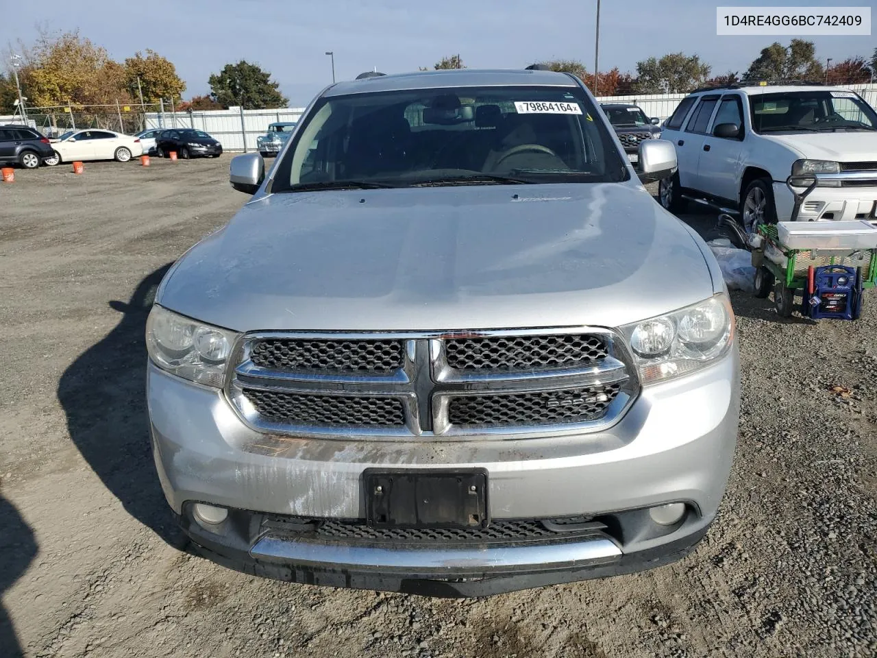 2011 Dodge Durango Crew VIN: 1D4RE4GG6BC742409 Lot: 79864164