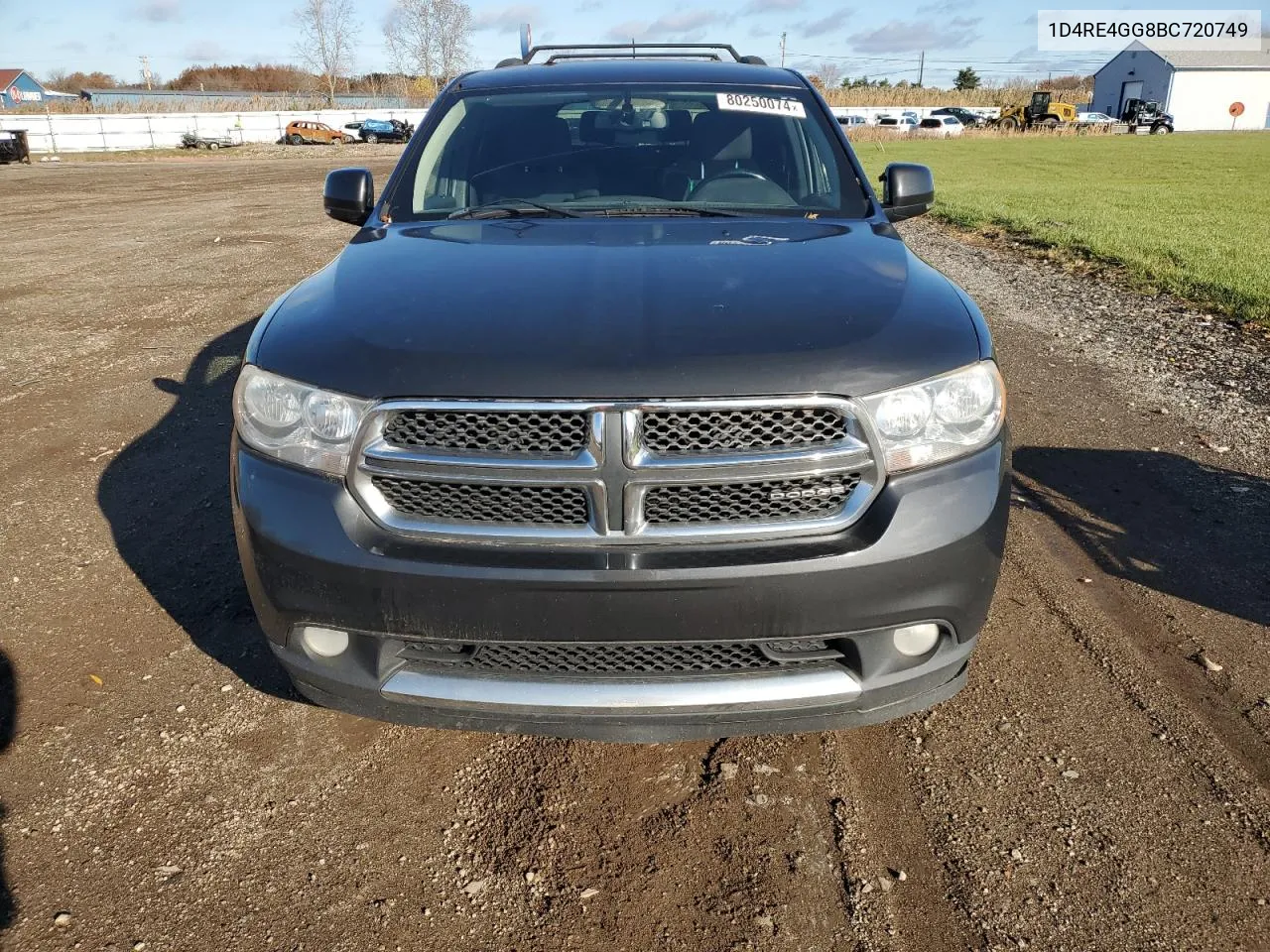 2011 Dodge Durango Crew VIN: 1D4RE4GG8BC720749 Lot: 80250074