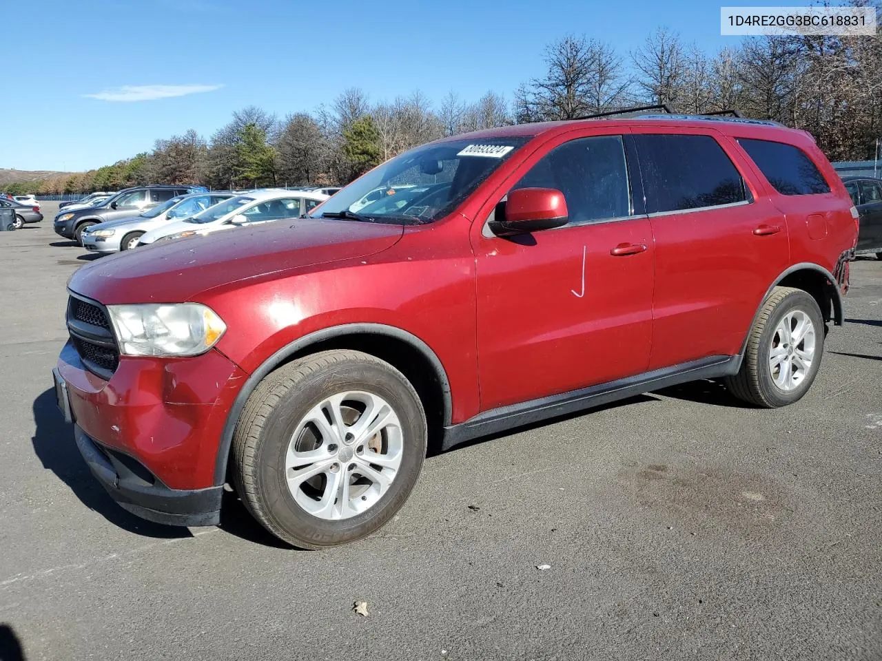 2011 Dodge Durango Express VIN: 1D4RE2GG3BC618831 Lot: 80693324