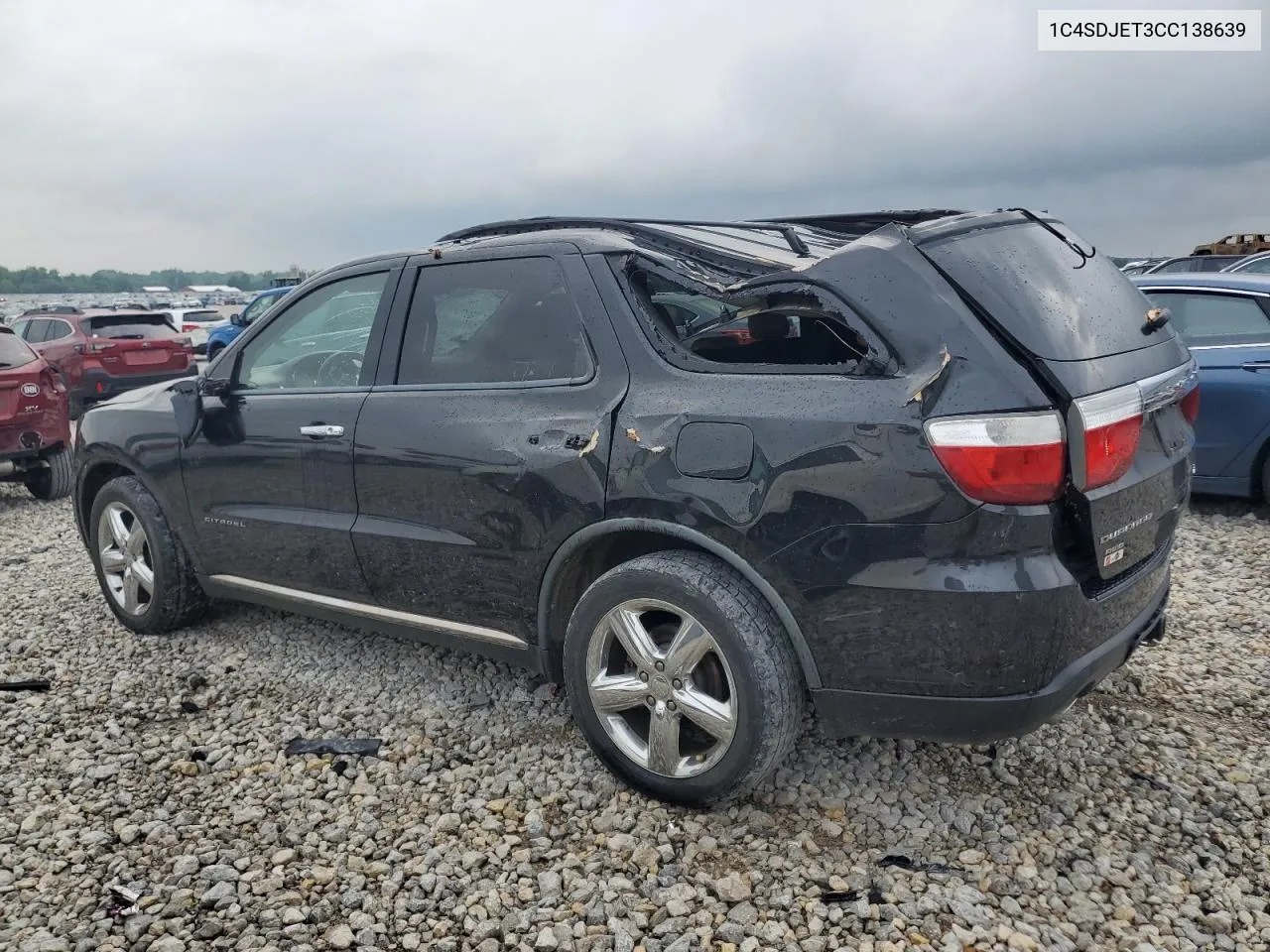 2012 Dodge Durango Citadel VIN: 1C4SDJET3CC138639 Lot: 56766394