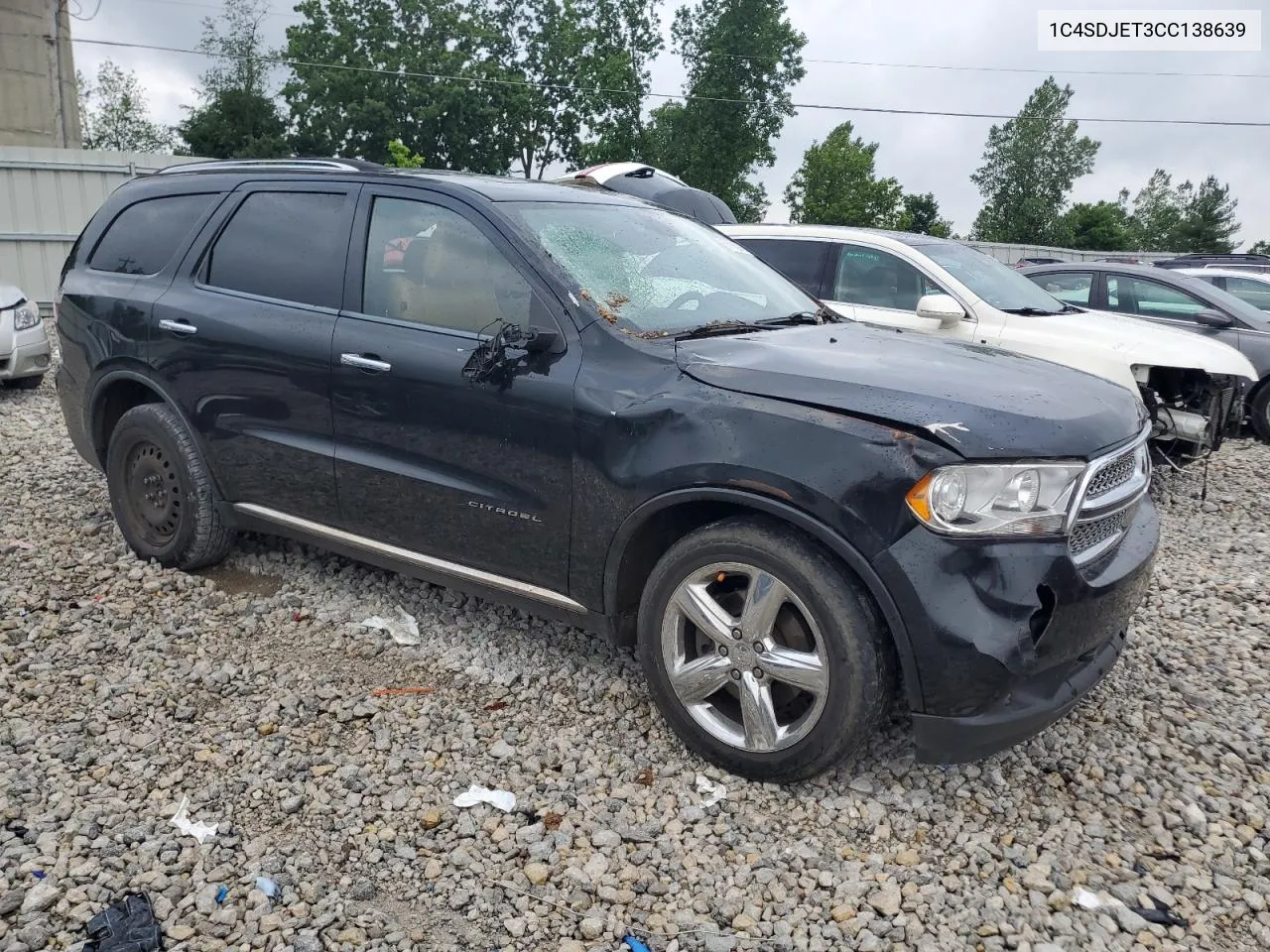 2012 Dodge Durango Citadel VIN: 1C4SDJET3CC138639 Lot: 56766394