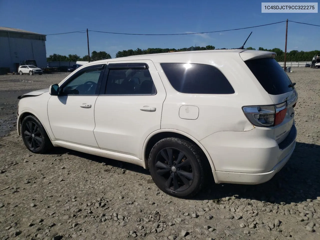 2012 Dodge Durango R/T VIN: 1C4SDJCT9CC322275 Lot: 56827864