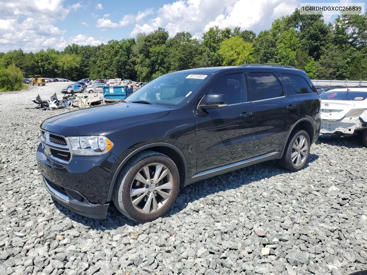 2012 Dodge Durango Crew VIN: 1C4RDHDGXCC266839 Lot: 62277053