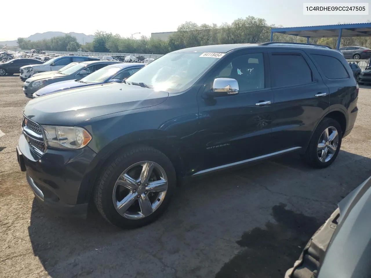 2012 Dodge Durango Citadel VIN: 1C4RDHEG9CC247505 Lot: 64118454