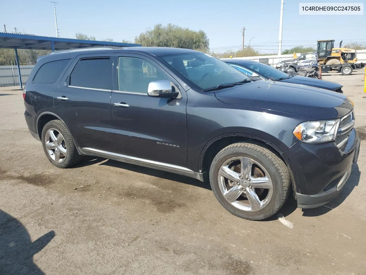 2012 Dodge Durango Citadel VIN: 1C4RDHEG9CC247505 Lot: 64118454