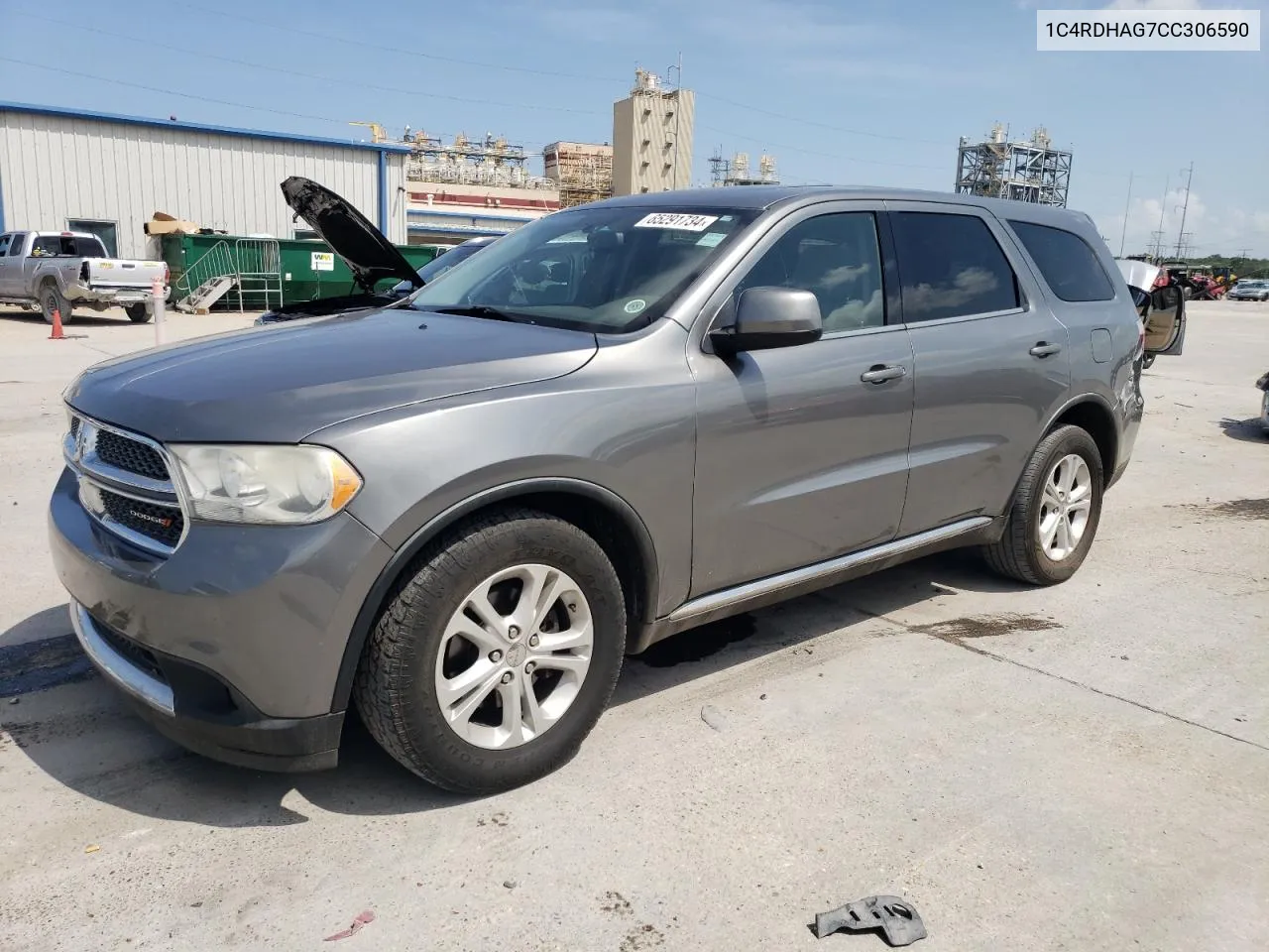 1C4RDHAG7CC306590 2012 Dodge Durango Sxt