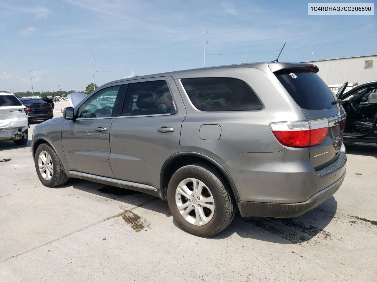 2012 Dodge Durango Sxt VIN: 1C4RDHAG7CC306590 Lot: 65291734