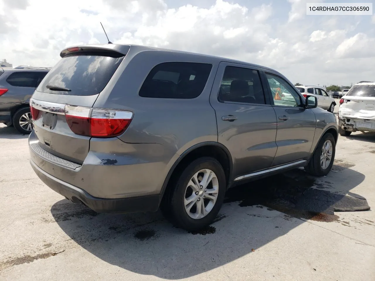 2012 Dodge Durango Sxt VIN: 1C4RDHAG7CC306590 Lot: 65291734