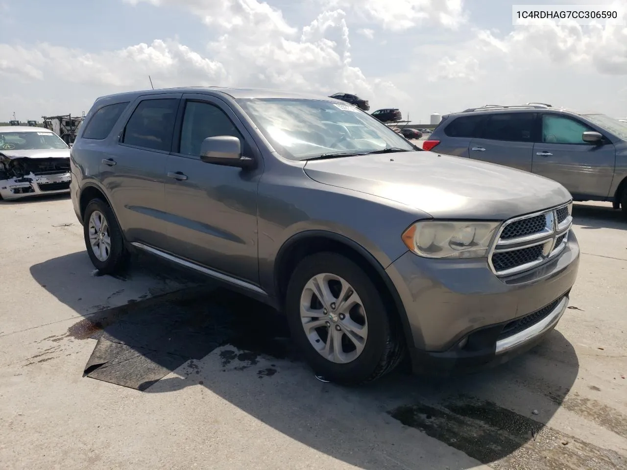 2012 Dodge Durango Sxt VIN: 1C4RDHAG7CC306590 Lot: 65291734