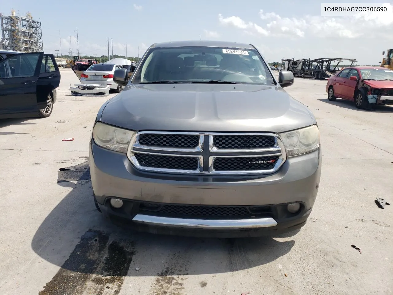 2012 Dodge Durango Sxt VIN: 1C4RDHAG7CC306590 Lot: 65291734