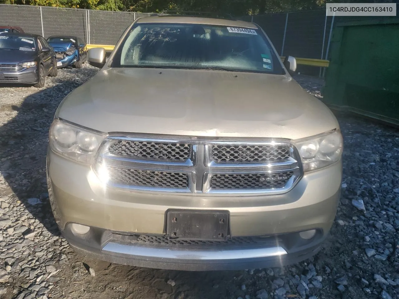 1C4RDJDG4CC163410 2012 Dodge Durango Crew