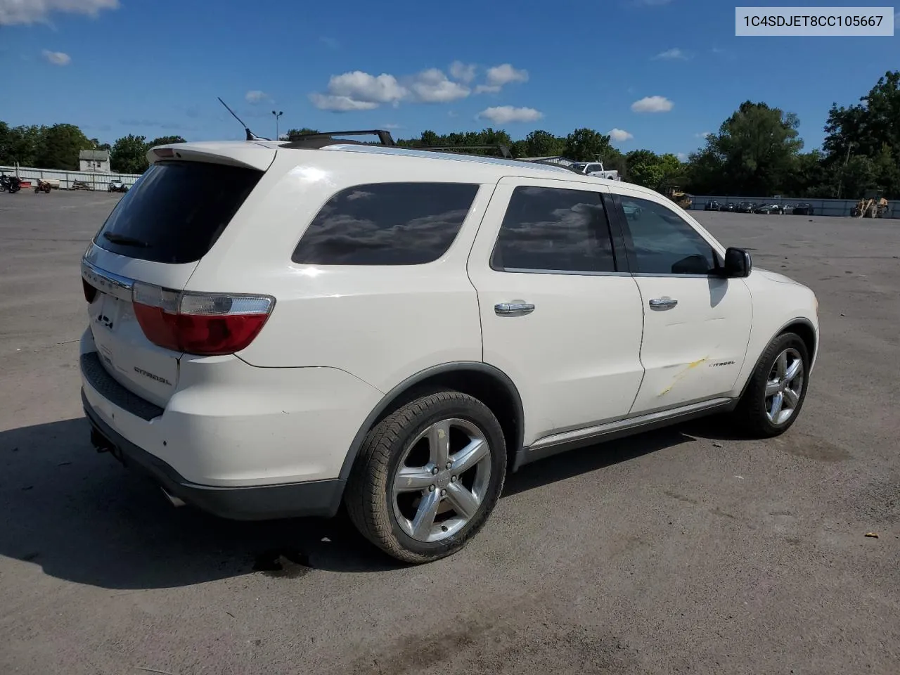 1C4SDJET8CC105667 2012 Dodge Durango Citadel