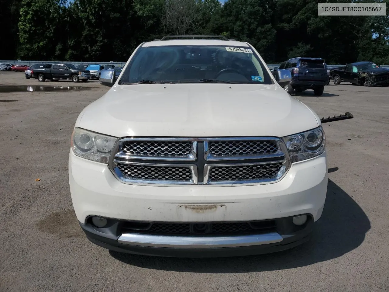 1C4SDJET8CC105667 2012 Dodge Durango Citadel