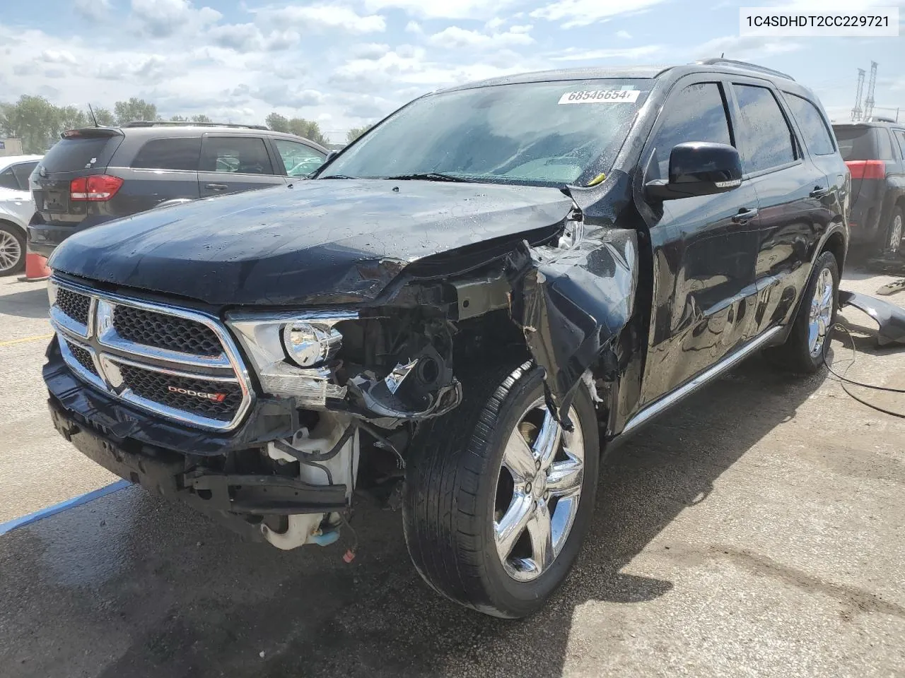 2012 Dodge Durango Crew VIN: 1C4SDHDT2CC229721 Lot: 68546654